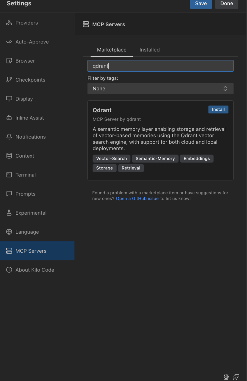 In recent versions, this is usually offered via MCP servers.